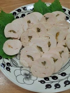 塩レモンと大葉の鶏ハム-レシピのメイン写真