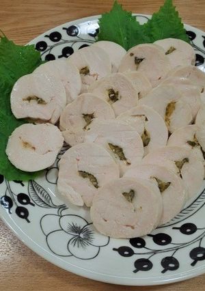 塩レモンと大葉の鶏ハム-レシピのメイン写真