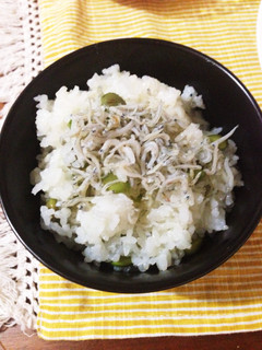 混ぜるだけ!だだちゃ豆としらすの混ぜご飯-レシピのメイン写真