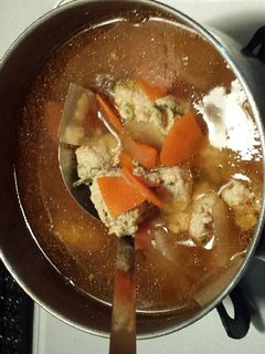 鶏団子のスープ(つみれ)-レシピのメイン写真