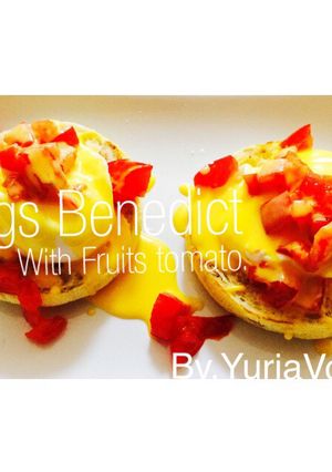 フルーツトマトのエッグベネディクト☆-レシピのメイン写真