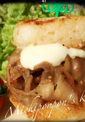 簡単焼肉ライスバーガー♪ランチやお弁当に-レシピのメイン写真