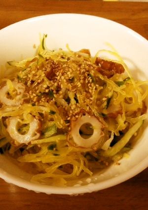 そうめん瓜の和え物サラダ-レシピのメイン写真