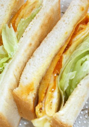 ランチ＆お弁当に☀ミートソースの卵サンド-レシピのメイン写真