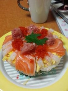 みんなでワイワイお寿司ケーキ♡-レシピのメイン写真