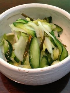 箸休めに最適 簡単 カブときゅうり浅漬け-レシピのメイン写真