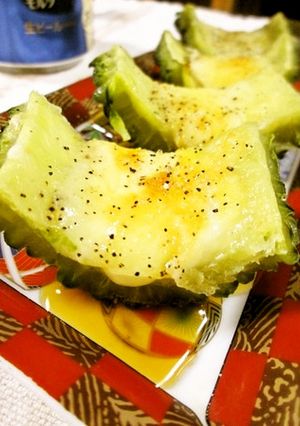 おつまみに✿ゴーヤのチーズ焼き-レシピのメイン写真