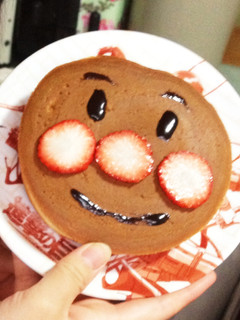 アンパンマンホットケーキ-レシピのメイン写真