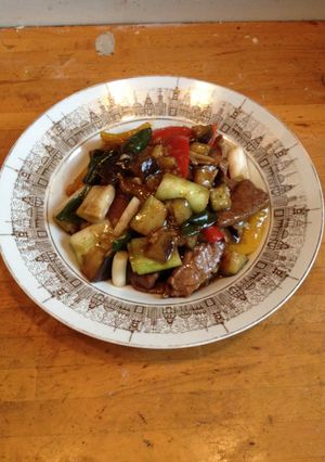 胡椒三色牛-レシピのメイン写真
