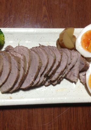 簡単　豚チャーシューの豪華おつまみ！-レシピのメイン写真