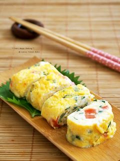 塩トマトとしらすの卵焼き-レシピのメイン写真