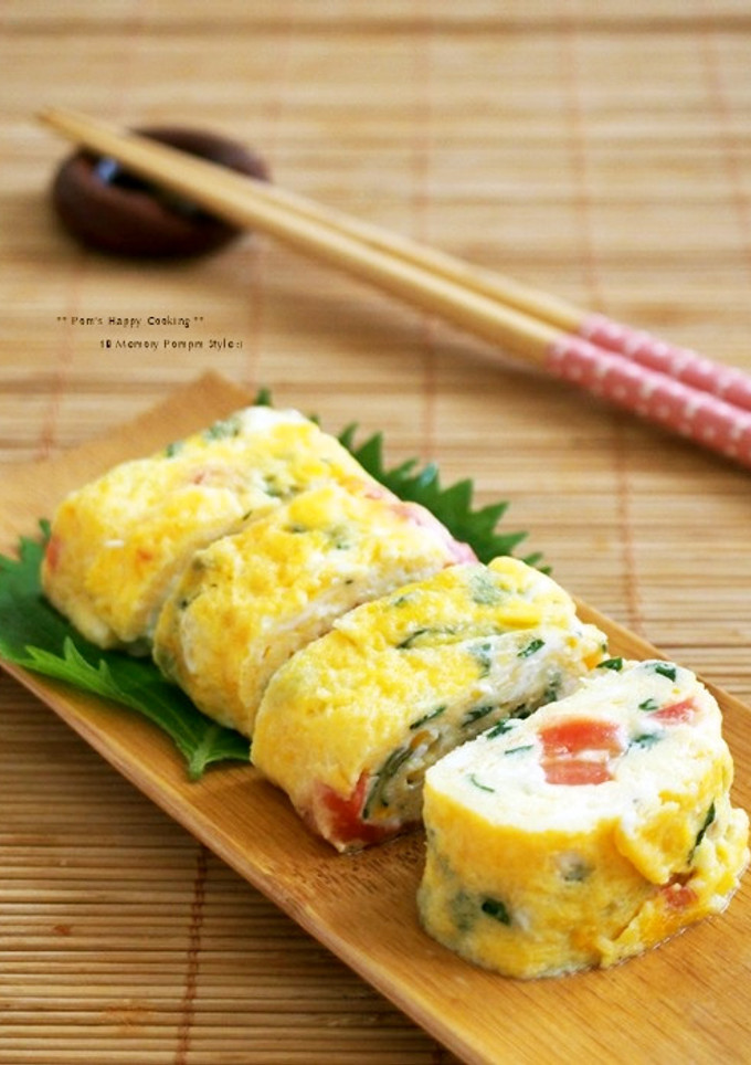 塩トマトとしらすの卵焼き-レシピのメイン写真