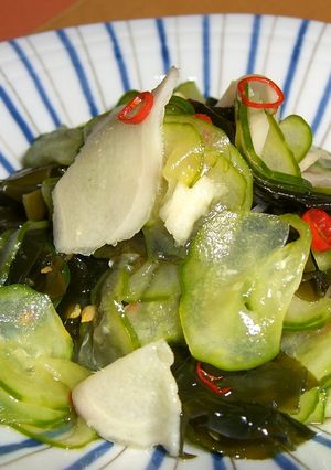 胡瓜ワカメ＊ピリピリ酢の物-レシピのメイン写真