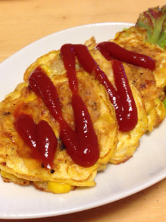 ゴーヤのワタのチーズ焼き-レシピのメイン写真
