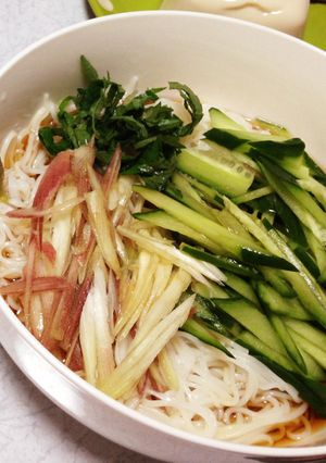 夏にさっぱり！ぶっかけそうめん-レシピのメイン写真