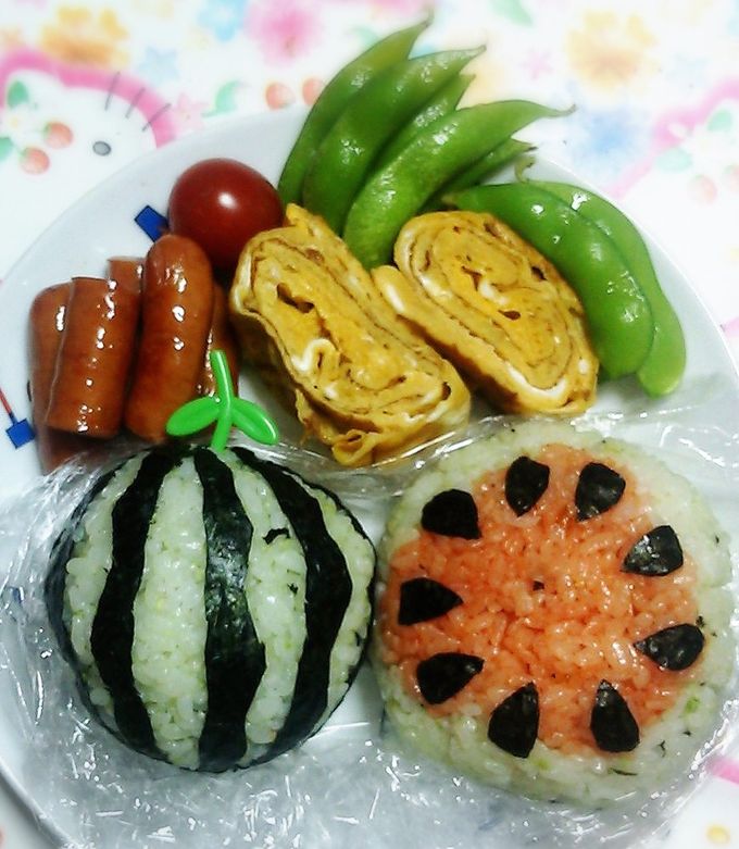 夏のキャラ弁✾すいか弁当part２✾-レシピのメイン写真