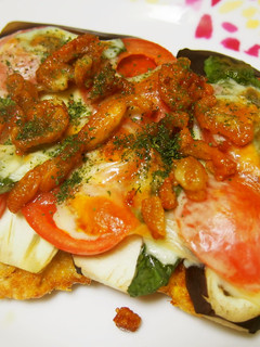 夏野菜のピザ風 チキンカツレツ-レシピのメイン写真