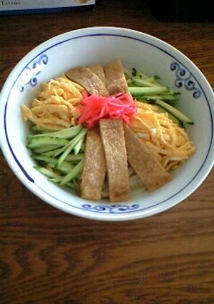夏のランチに、おいしい冷やしきつね-レシピのメイン写真