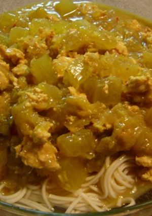 冬瓜カレー冷麦-レシピのメイン写真