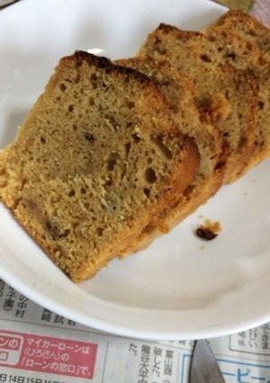 キャラメルバナナケーキ-レシピのメイン写真