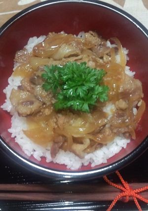 簡単♪材料少なく♪美味しい豚丼♪-レシピのメイン写真