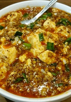 酒飲父さんの麻婆豆腐！でも味はバッチリ！-レシピのメイン写真