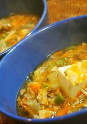 ♡レタスも♪　焼き豆腐のくずあんかけ♡-レシピのメイン写真