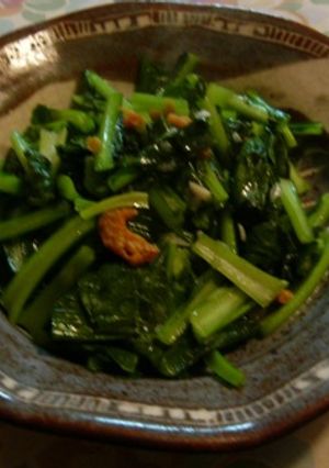 青菜の干しエビ炒め-レシピのメイン写真