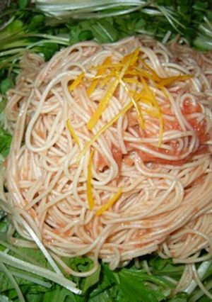 明太そうめん-レシピのメイン写真