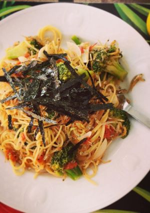 音戸ちりめんのトマトパスタカレー風味-レシピのメイン写真