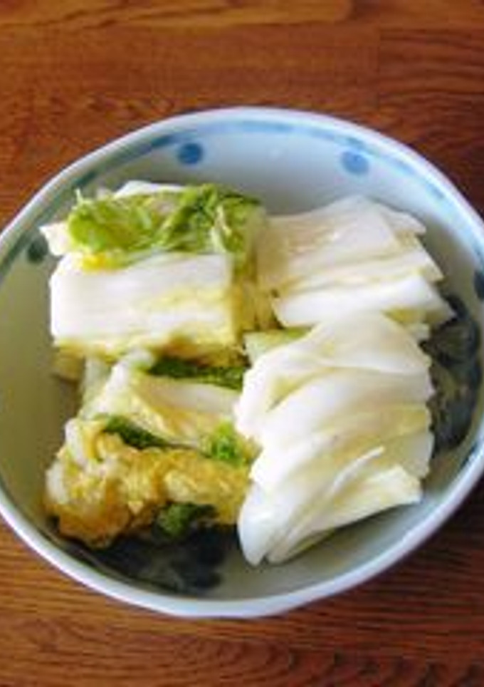 樽漬け白菜-レシピのメイン写真