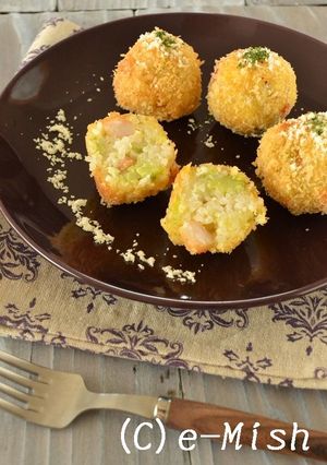 海老とそら豆のライスコロッケ-レシピのメイン写真