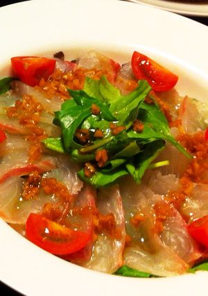 鯛のカルパッチョ-レシピのメイン写真