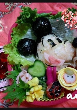 ミッキーマウスのキャラ弁-レシピのメイン写真