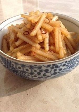節約 大根の皮のゴマきんぴら-レシピのメイン写真