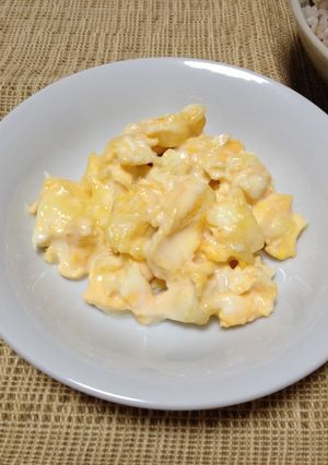 ふんわり たまごのクリーム炒め-レシピのメイン写真