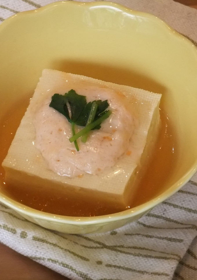 業務用介護食　豆腐のすり身蒸し-レシピのメイン写真