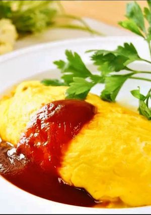【楽めし】ひき肉と玉ねぎのオムレツ-レシピのメイン写真