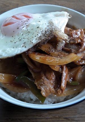 ランチにぴったり！ナポリタン丼！-レシピのメイン写真