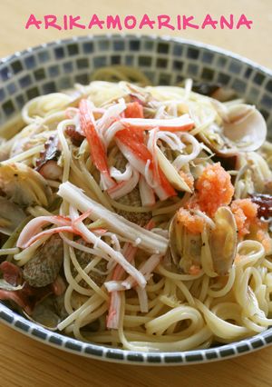 タコとアサリの夏の海風パスタ-レシピのメイン写真