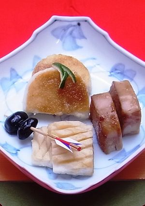 行事食 簡単3種盛り(おせち)-レシピのメイン写真