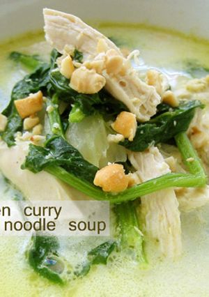 グリーンカレーのココナッツスープ麺-レシピのメイン写真