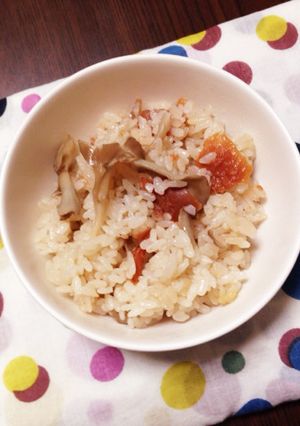夏にピッタリ 梅の炊き込みごはん-レシピのメイン写真