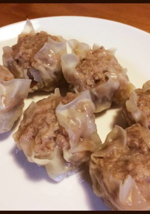 フライパンで簡単☆あらびき肉シュウマイ-レシピのメイン写真