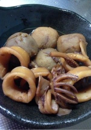 イカと里芋の煮物-レシピのメイン写真