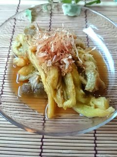 基本の焼きナス(グリル)☆簡単生姜醤油で-レシピのメイン写真