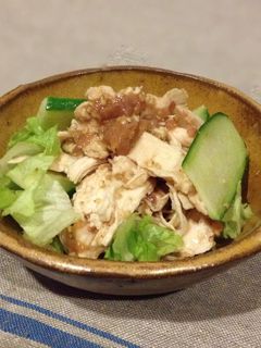 鶏胸肉のさっぱり梅あえ-レシピのメイン写真