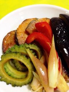 夏野菜の揚げ浸し-レシピのメイン写真