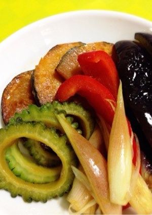 夏野菜の揚げ浸し-レシピのメイン写真