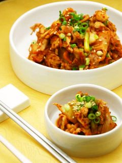 オモニの定番おかず「豚キムチ炒め」-レシピのメイン写真
